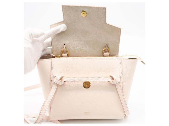 Céline CELINE Nano Belt Bag in pelle di vitello Rosa - vista 11