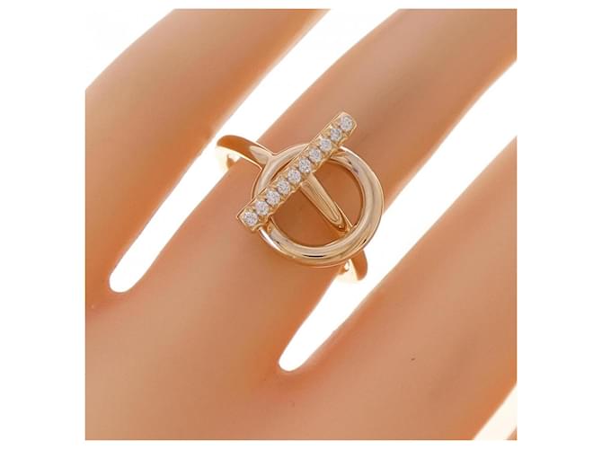 Ring Hermès Anillo Echappé PM Hermes Dorado - vista 5