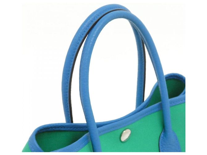 Hermès Borsa Hermes Garden Party Blu - vista 5