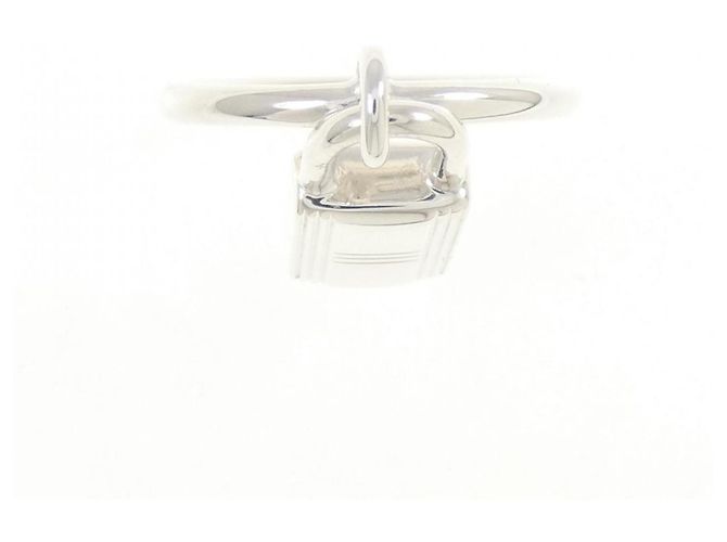 Hermès Anello Band Cadena Hermes Kelly Argento - vista 2