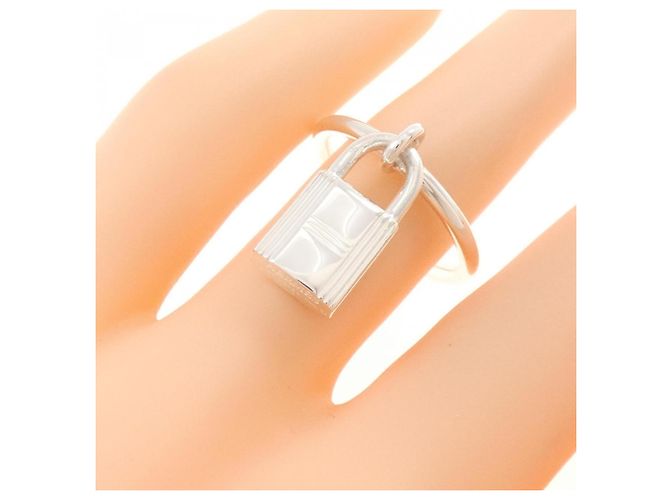 Hermès Anello Band Cadena Hermes Kelly Argento - vista 5