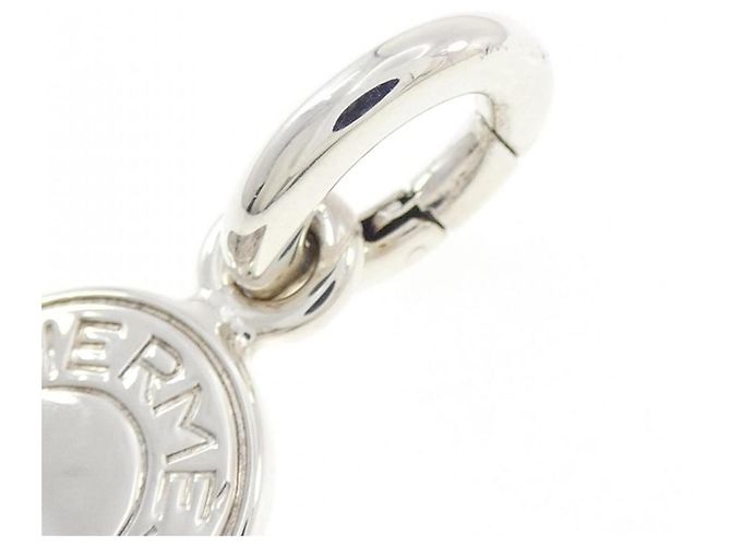Pendente Hermès Clou de Selle Argento - vista 2