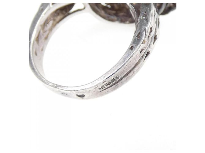 Ring Hermès Anillo Hallmark Hermes Plata - vista 3