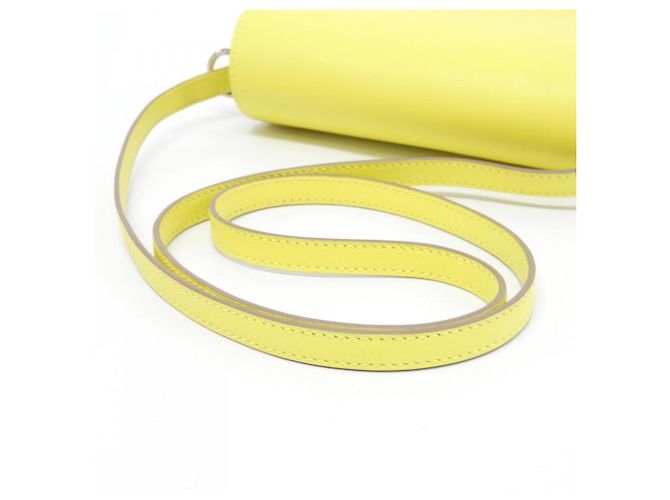 Hermès Borsa a tracolla Hermes Louli MINI 070510CK D'oro Giallo - vista 6
