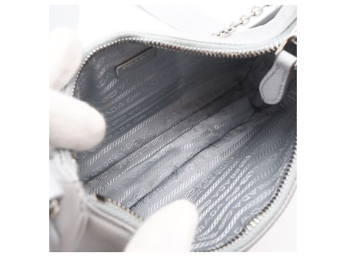 Borsa a tracolla Prada Re-Nylon Logo Fiordarizo Marrone - vista 12