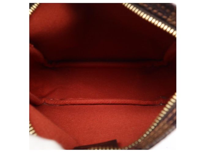 Beauty Case Louis Vuitton Damier Trouse Marrone - vista 10