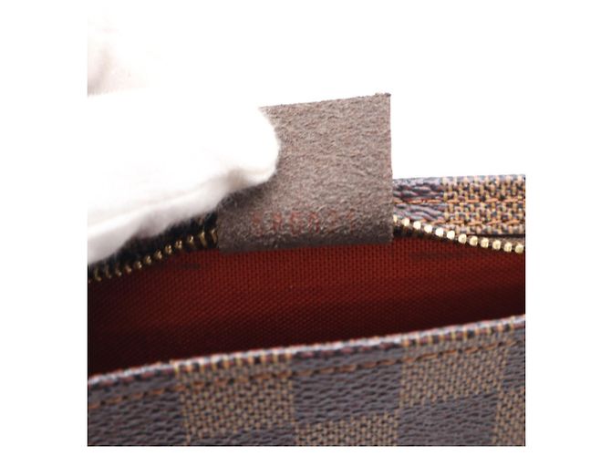 Beauty Case Louis Vuitton Damier Trouse Marrone - vista 12