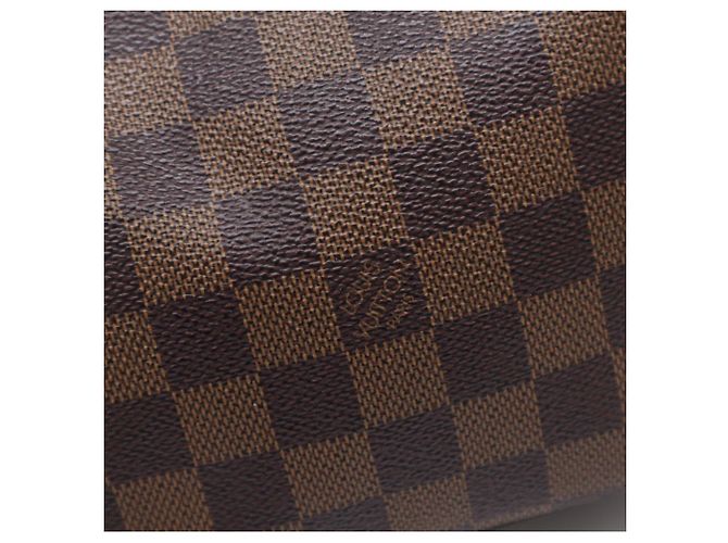 Beauty Case Louis Vuitton Damier Trouse Marrone - vista 3