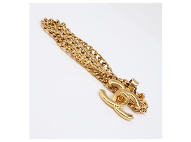 Collana CHANEL Coco Mark Turnlock GP - Gold D'oro - vista 8