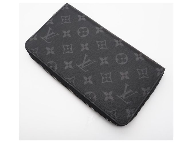Louis Vuitton Monogram Eclipse Zippy Organizer NM M82081 Marrone Nero - vista 2