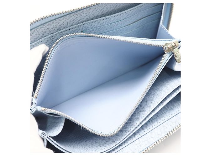 Cartera Louis Vuitton Epi Zippy en Blue Nuage Azul - vista 11