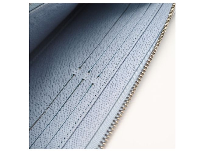 Cartera Louis Vuitton Epi Zippy en Blue Nuage Azul - vista 12