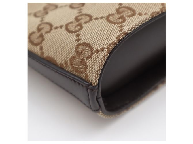 Borsa a tracolla mini bucket Gucci GG Canvas Marrone Multicolore - vista 13