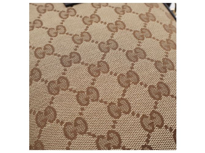 Borsa a tracolla mini bucket Gucci GG Canvas Marrone Multicolore - vista 4