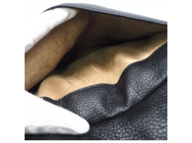 Borsa a tracolla Loewe in pelle di vitello Supple Grain Nero - vista 11
