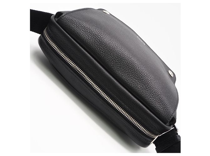 Borsa a tracolla Loewe in pelle di vitello Supple Grain Nero - vista 5