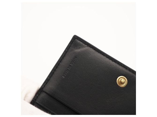 Triomphe Céline Cartera compacta de piel de becerro granulada Celine Negro - vista 11