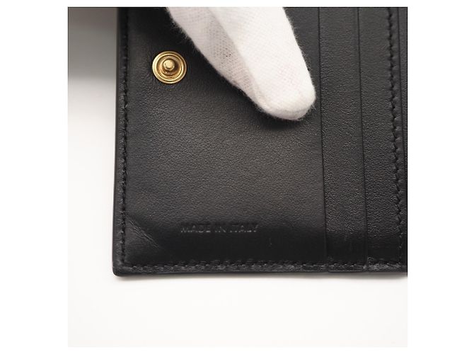 Triomphe Céline Cartera compacta de piel de becerro granulada Celine Negro - vista 15