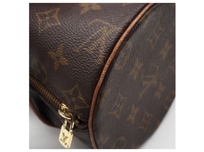 Borsa Louis Vuitton Monogram Papillon 26 Marrone - vista 10