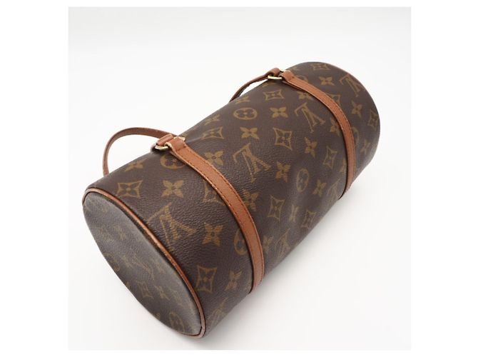 Borsa Louis Vuitton Monogram Papillon 26 Marrone - vista 4