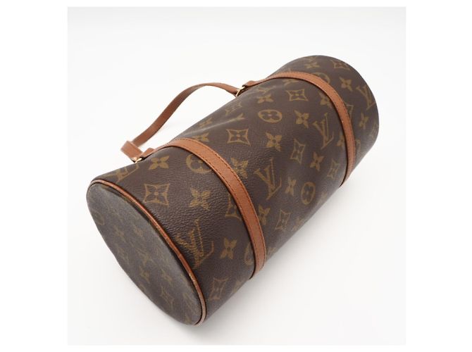 Borsa Louis Vuitton Monogram Papillon 26 Marrone - vista 5