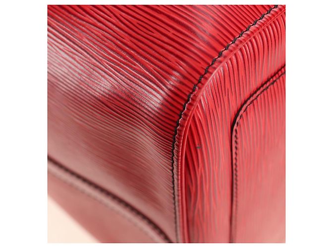 LOUIS VUITTON Epi Keepall 55 Borsa Boston Rossa M42957 LV Auth 189584V Rosso - vista 16