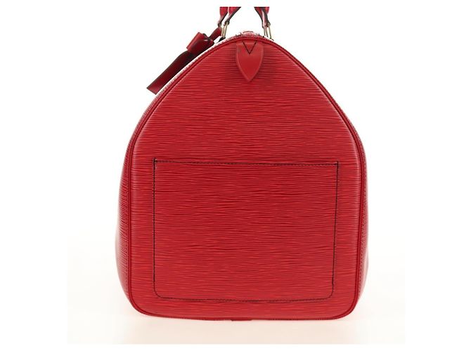 LOUIS VUITTON Epi Keepall 55 Borsa Boston Rossa M42957 LV Auth 189584V Rosso - vista 3