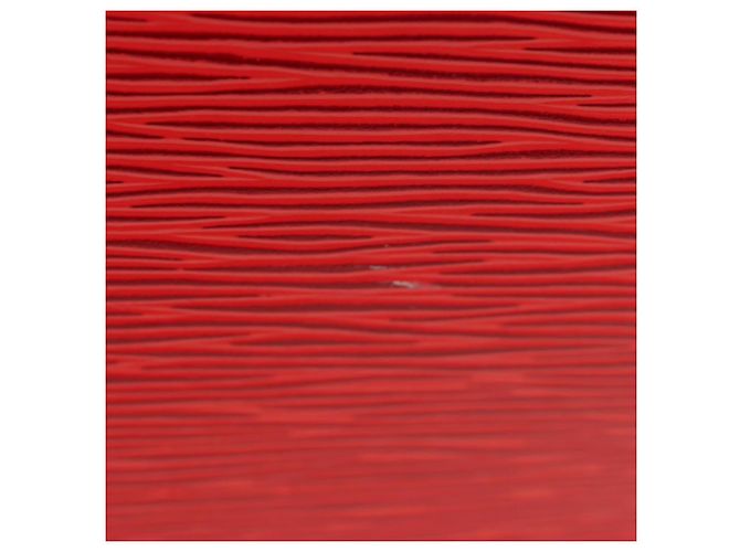 LOUIS VUITTON Epi Keepall 55 Borsa Boston Rossa M42957 LV Auth 189584V Rosso - vista 6