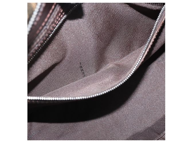 FENDI Zucca Canvas Mamma Baguette Borsa a Spalla Nero Marrone Auth 190180SAV - vista 23