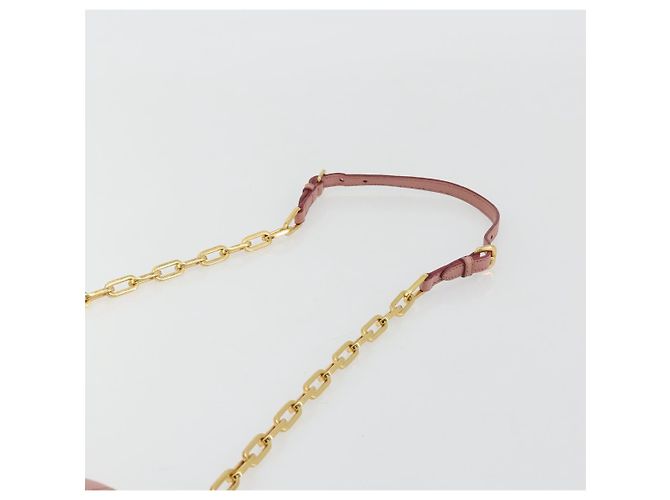 Borsa a Spalla Miu Miu in Pelle Rosa e Oro Auth 190333A D'oro - vista 14