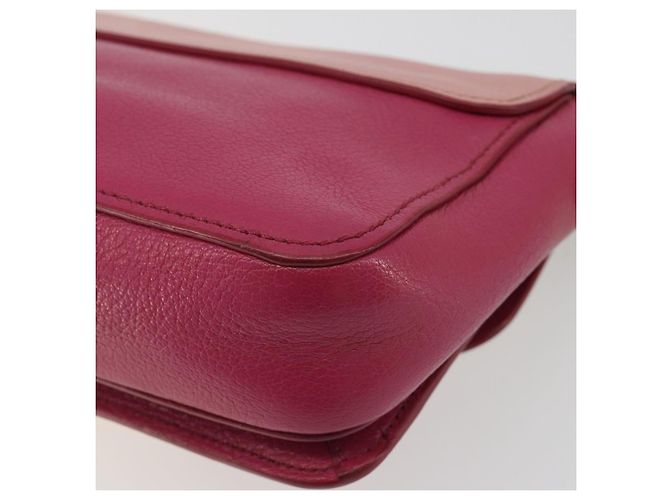 Borsa a Spalla Miu Miu in Pelle Rosa e Oro Auth 190333A D'oro - vista 16