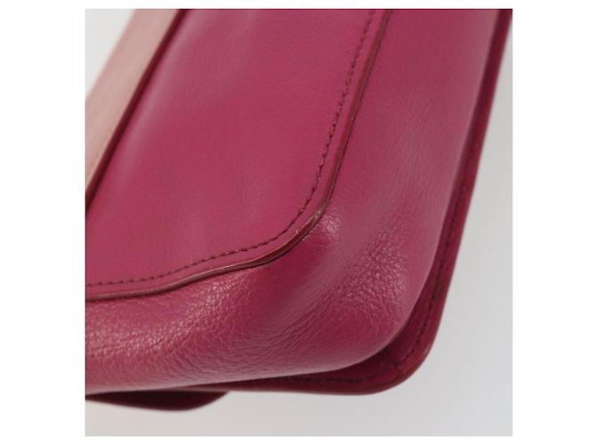 Borsa a Spalla Miu Miu in Pelle Rosa e Oro Auth 190333A D'oro - vista 17