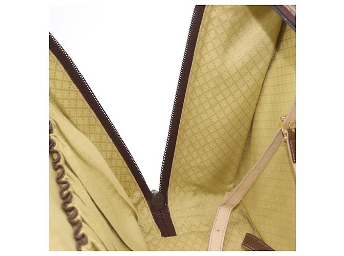 GUCCI GG Supreme Trunk PVC Beige Oro Autentico 187964 D'oro - vista 22