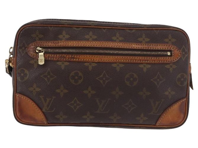 LOUIS VUITTON Monogram Marly Dragonne GM Clutch Bag M51825 LV Auth BA13662 Monogramma - vista 13