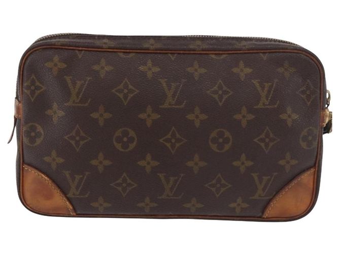 LOUIS VUITTON Monogram Marly Dragonne GM Clutch Bag M51825 LV Auth BA13662 Monogramma - vista 2