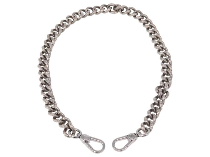 Céline Borsa CELINE Tracolla con Catena in metallo Argento CC Autentica 190204 - vista 2