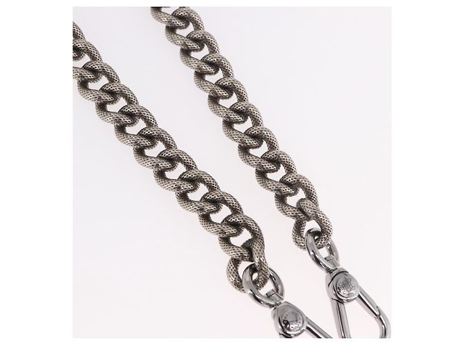 Céline Borsa CELINE Tracolla con Catena in metallo Argento CC Autentica 190204 - vista 9