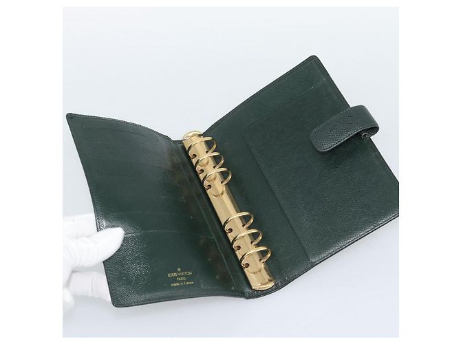 LOUIS VUITTON Funda de Agenda Taiga MM Day Planner Epicea R20403 LV Auth 189655 - vista 8