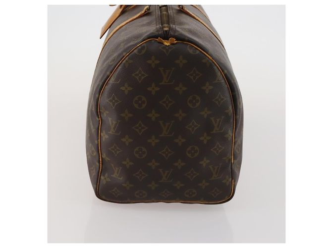 LOUIS VUITTON Borsa Boston Monogram Keepall 50 M41426 LV Auth bs35623 Monogramma - vista 3