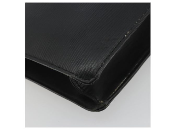 Borsa LOUIS VUITTON Epi Sac Plat Nera M59082 LV Auth 188561 Nero - vista 15