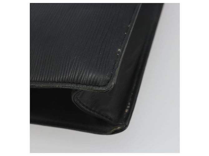 Borsa LOUIS VUITTON Epi Sac Plat Nera M59082 LV Auth 188561 Nero - vista 17