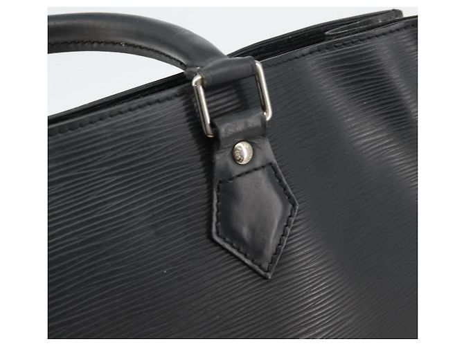 Borsa LOUIS VUITTON Epi Sac Plat Nera M59082 LV Auth 188561 Nero - vista 18