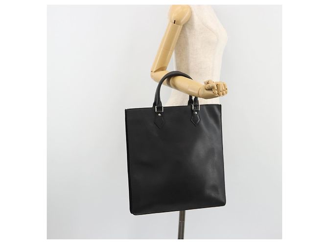 Borsa LOUIS VUITTON Epi Sac Plat Nera M59082 LV Auth 188561 Nero - vista 23
