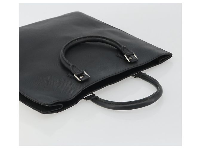 Borsa LOUIS VUITTON Epi Sac Plat Nera M59082 LV Auth 188561 Nero - vista 6