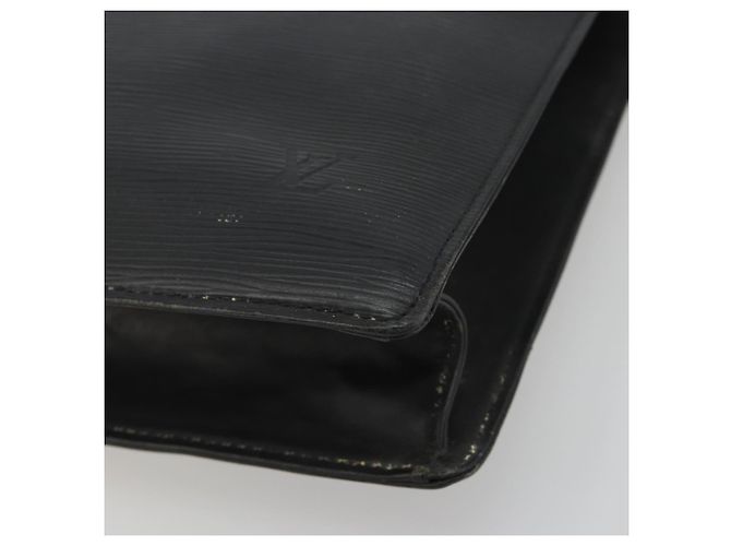 Borsa LOUIS VUITTON Epi Sac Plat Nera M59082 LV Auth 188561 Nero - vista 8