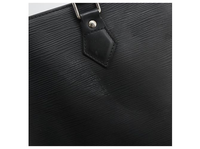 Borsa LOUIS VUITTON Epi Sac Plat Nera M59082 LV Auth 188561 Nero - vista 9