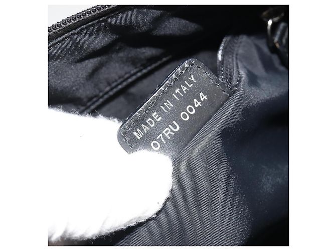 Borsa a tracolla Christian Dior Trotter Canvas Navy Silver Auth ep14914A Argento Blu navy - vista 22