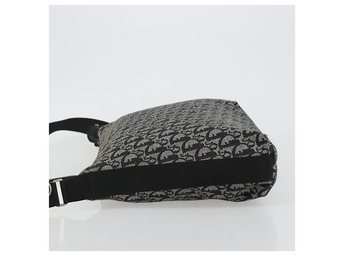 Borsa a tracolla Christian Dior Trotter Canvas Navy Silver Auth ep14914A Argento Blu navy - vista 5
