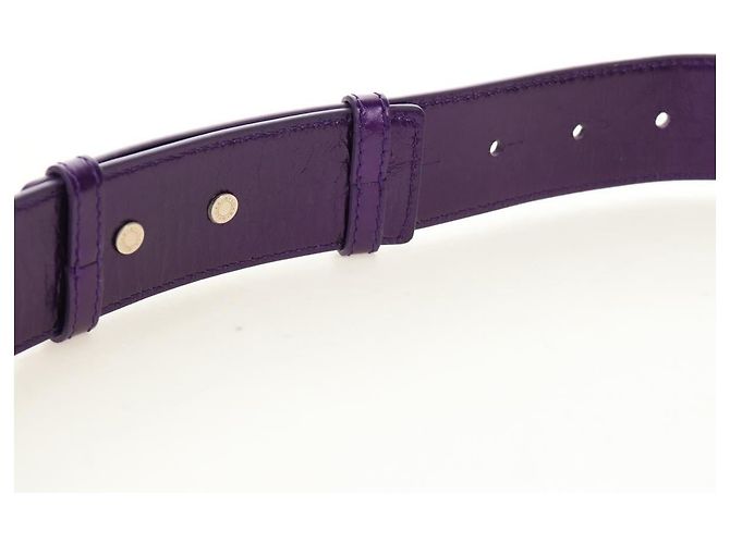 Bulgari Borsa a tracolla BVLGARI Serpenti Cabochon in pelle viola e oro Autentica 184409SAM D'oro Porpora - vista 15