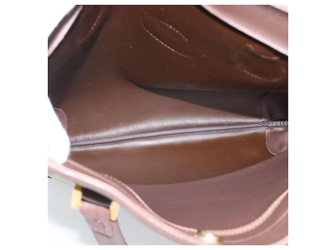 Borsa Tote Burberry Nova Check in tela beige e oro Auth 189920A D'oro - vista 10